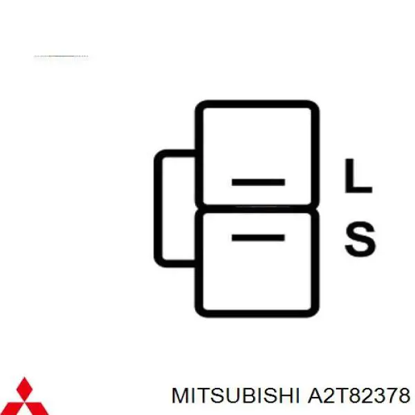 Alternator Mitsubishi A2T82378 cena, od 220,79 USD