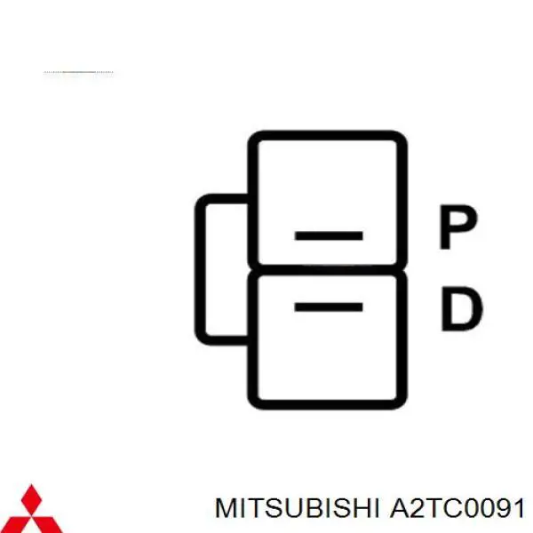 A2TC0091 Mitsubishi Alternator