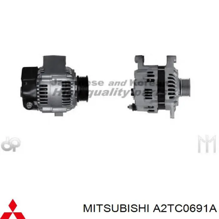 Alternator Mitsubishi A2TC0691A cena, od 97,05 USD