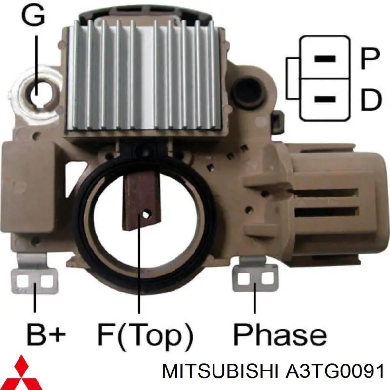 Do koszyka A3TG0091 Mitsubishi Alternator