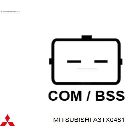 Do koszyka A3TX0481 Mitsubishi Alternator