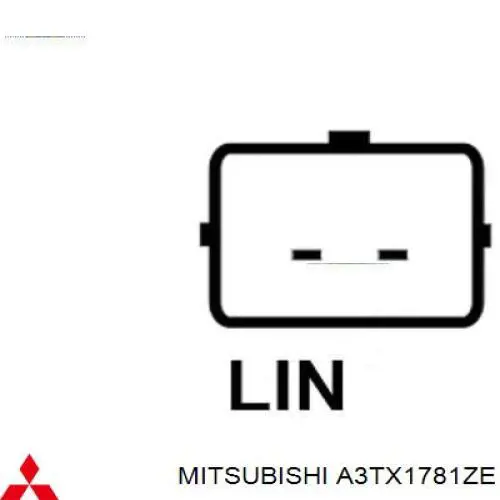 A003TX1781ZE Mitsubishi Alternator