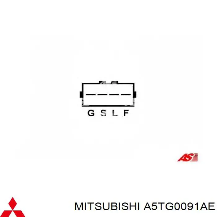 A5TG0091AE Mitsubishi Alternator