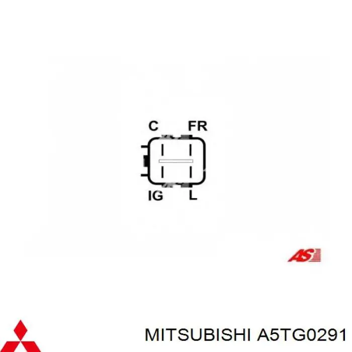 Alternator A5TG0291 Mitsubishi