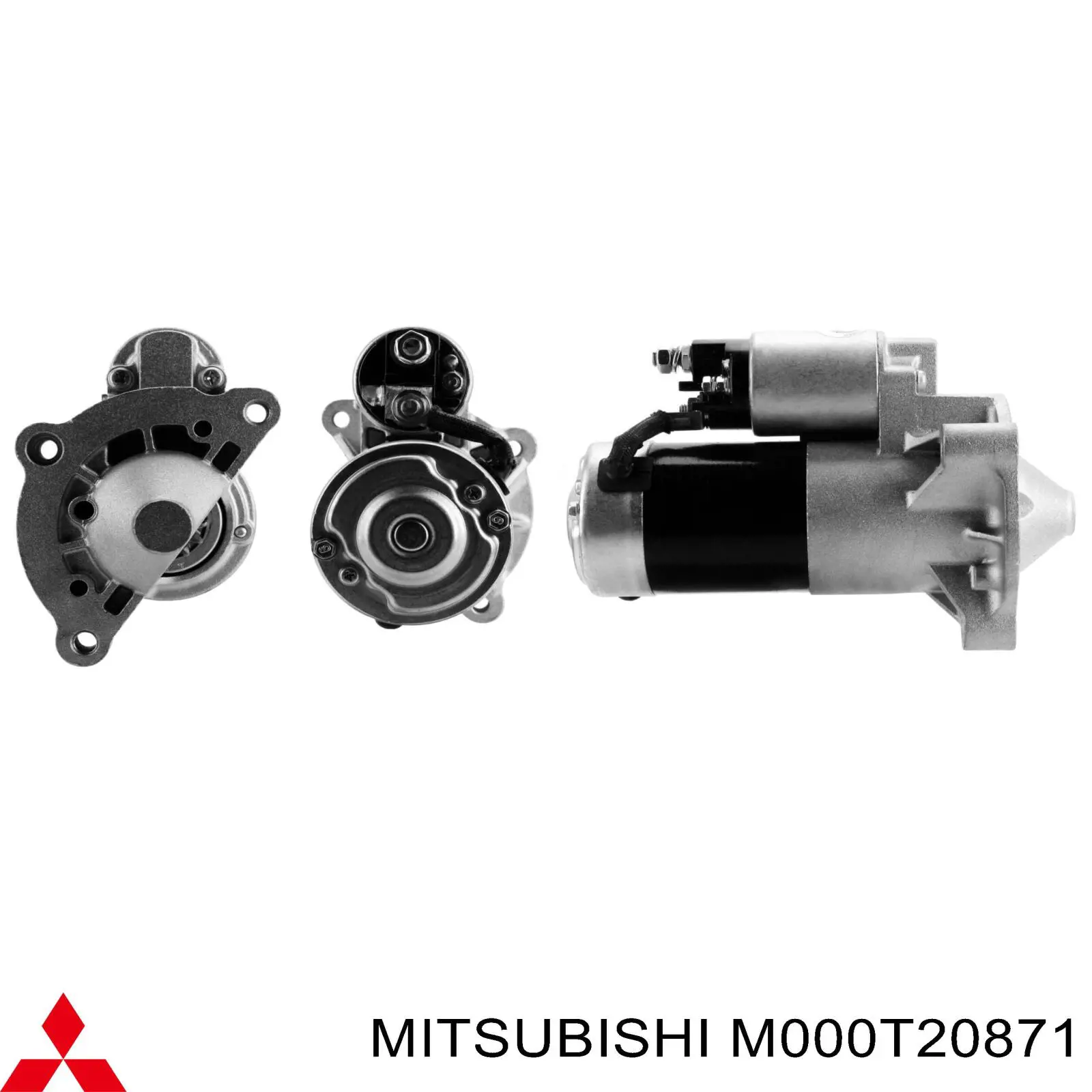 Rozrusznik Mitsubishi M000T20871 cena, od 110,51 USD