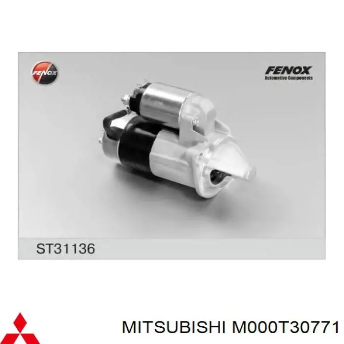 Rozrusznik Mitsubishi M000T30771 cena, od 115,31 USD
