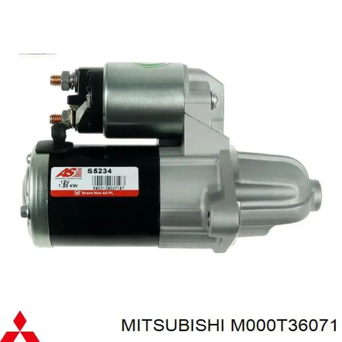 Rozrusznik Mitsubishi M000T36071 cena, od 116,61 USD