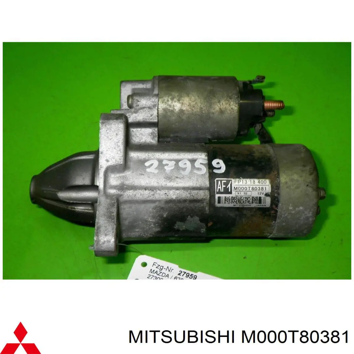 Rozrusznik Mitsubishi M000T80381 cena, od 64,70 USD