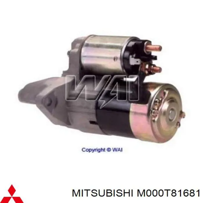 Do koszyka M000T81681 Mitsubishi Rozrusznik