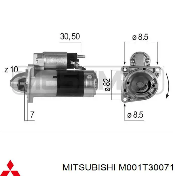 M001T30071 Mitsubishi Rozrusznik