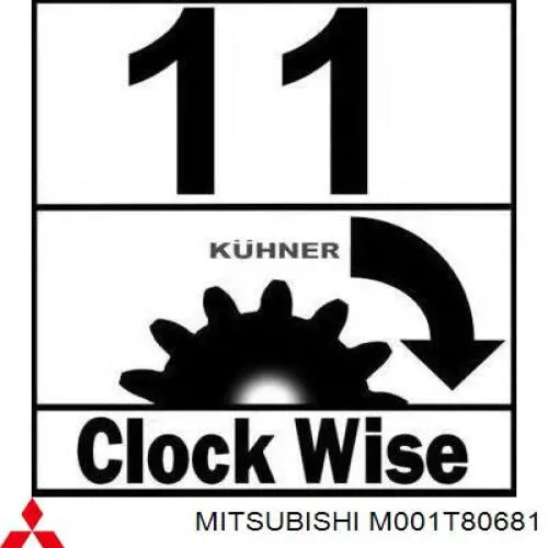 M001T80681 Mitsubishi Rozrusznik