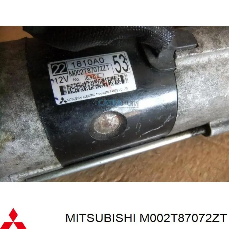 Rozrusznik Mitsubishi M002T87072ZT cena, od 178,96 USD