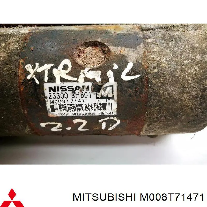 Rozrusznik Mitsubishi M008T71471