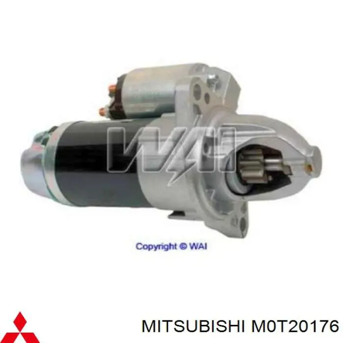 Rozrusznik Mitsubishi M000T20175 cena, od 42,21 USD