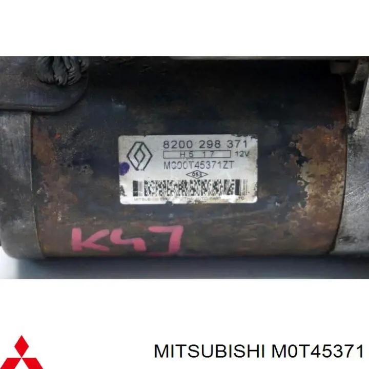 Do koszyka M000T45971ZT Renault (RVI) Rozrusznik