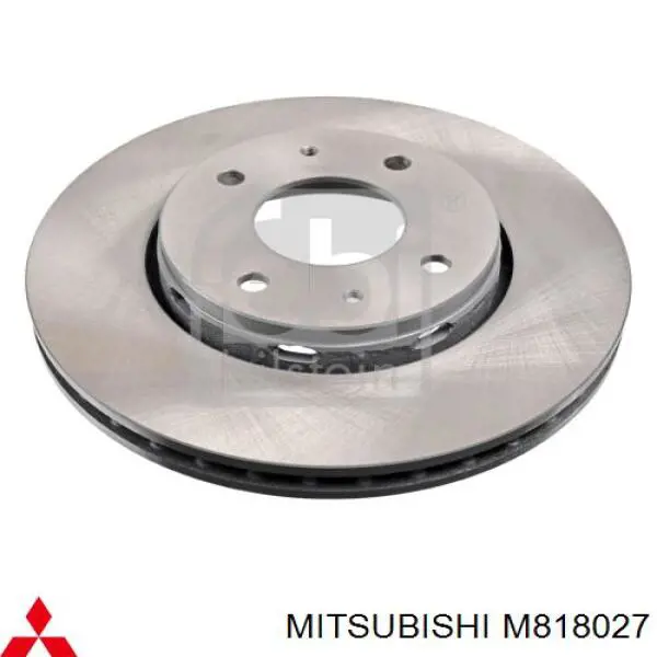 M818027 Mitsubishi Tarcza hamulcowa przednia