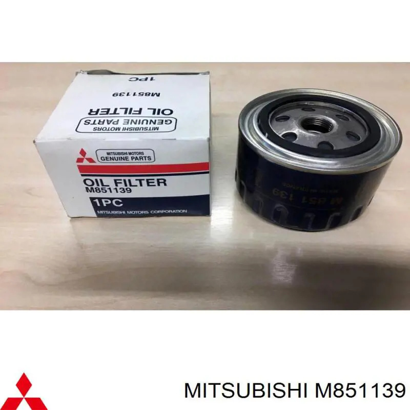 Do koszyka M851139 Mitsubishi Filtr oleju