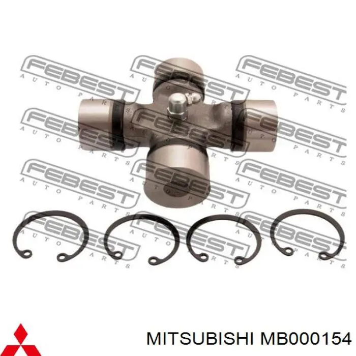 Krzyżak wału Cardana tylnego MB000154 Mitsubishi