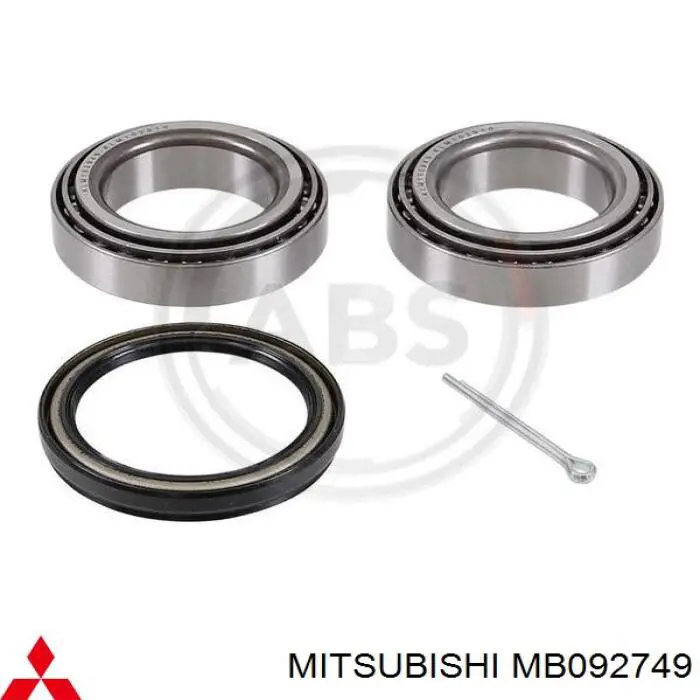 Łożysko piasty przedniej Mitsubishi MB092749 cena, od 29,15 USD
