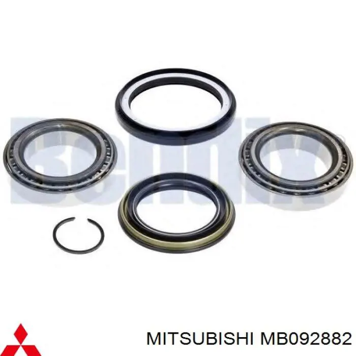 MB092882 Mitsubishi Pierścień zabezpieczający łożysko piasty przedniej