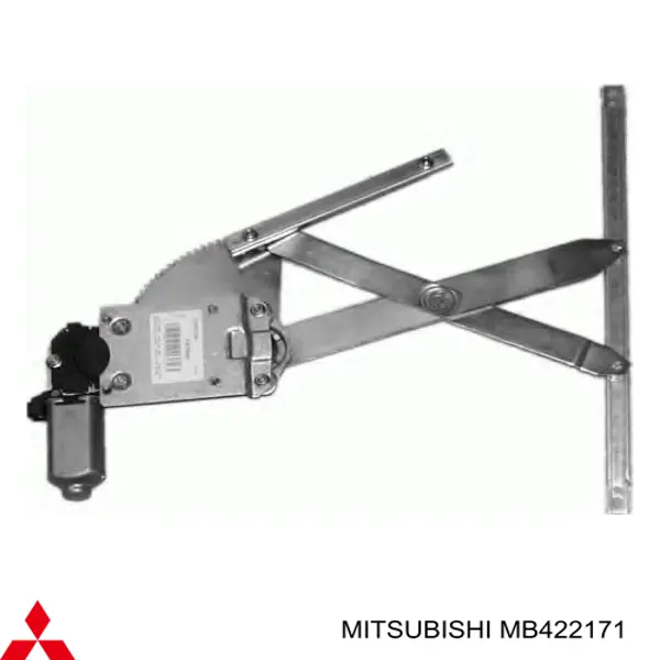 Mechanizm podnoszenia szyby drzwi przednich lewych Mitsubishi L 200 II ulec poprawie (K4T) (1986 - 1996) cena, od 157,74 USD