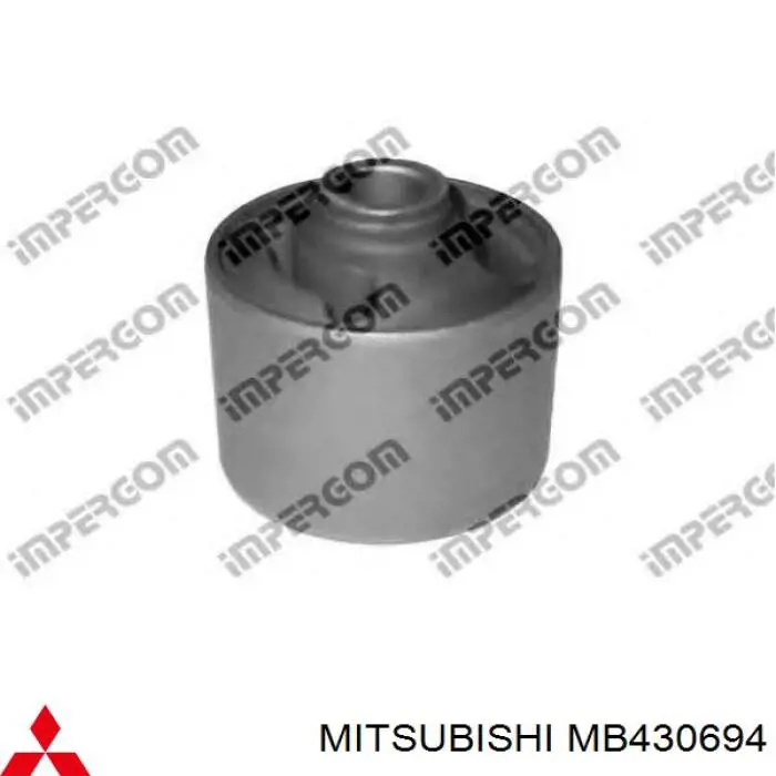 Do koszyka MB430694 Mitsubishi Silentblock trawersu do mocowania przedniego reduktora lewy