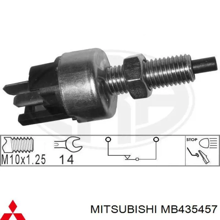 MB435457 Mitsubishi Czujnik włącznika świała stop