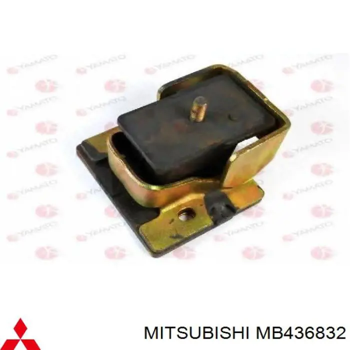 MB436832 Mitsubishi Poduszka (podpora) silnika lewa