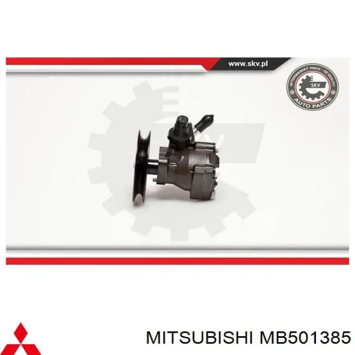Pompa wspomagania hydraulicznego kierownicy Mitsubishi MB501385 cena, od 112,65 USD