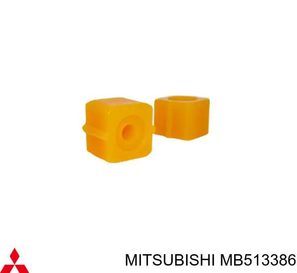 MB513386 Mitsubishi Poduszka ramy (mocowania nadwozia)