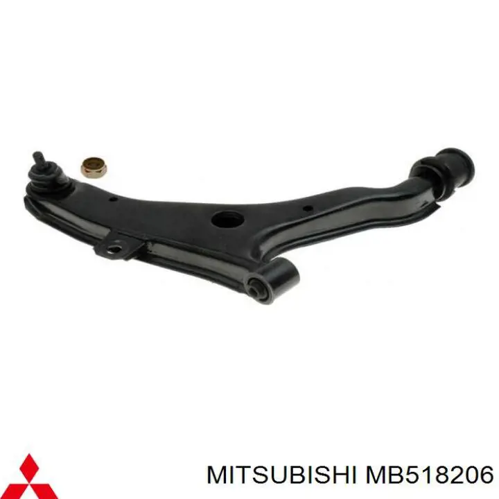 Wahacz zawieszenia przedniego dolny prawy Mitsubishi MB518206 cena, od 13,34 USD