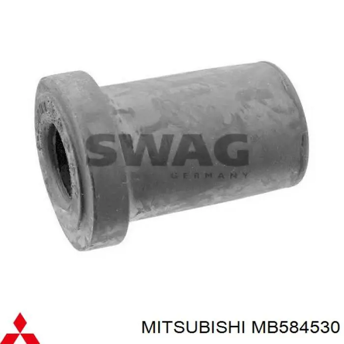 Do koszyka MB584530 Mitsubishi Silentblock tylnego resoru tylny