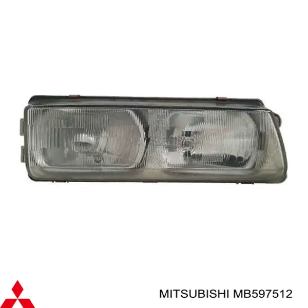 Reflektor prawy Mitsubishi Galant VI sedana (E3A) (1987 - 1992) cena, od 78,69 USD