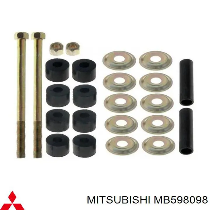 Do koszyka MB598098 Mitsubishi Łącznik stabilizatora tylnego