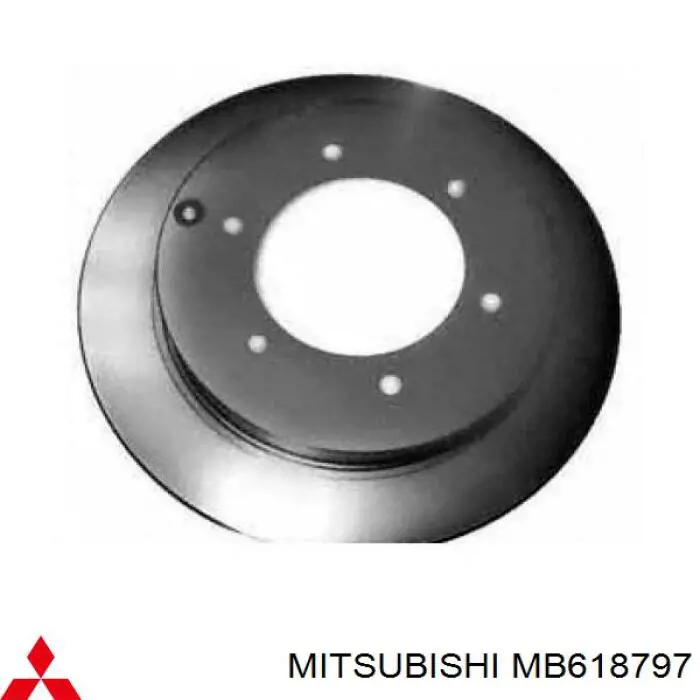 Tarcza hamulcowa tylna Mitsubishi MB618797 cena, od 69,39 USD