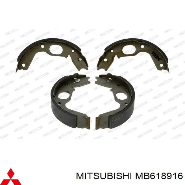 Klocki hamulca ręcznego Mitsubishi MB618916 cena, od 35,82 USD
