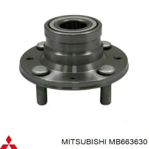 Do koszyka MB663630 Mitsubishi Piasta tylna