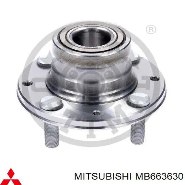Piasta tylna MB663630 Mitsubishi