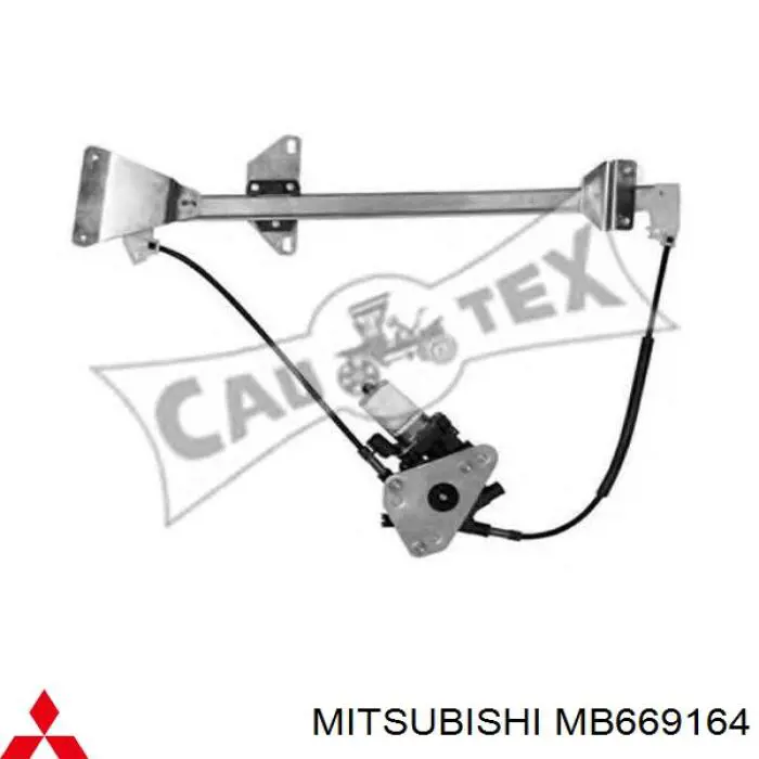 MB669164 Mitsubishi Mechanizm podnoszenia szyby drzwi przednich prawych