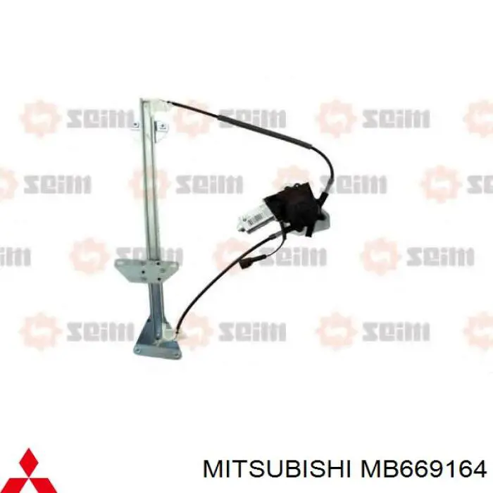 Mechanizm podnoszenia szyby drzwi przednich prawych Mitsubishi MB669164 cena, od 148,38 USD