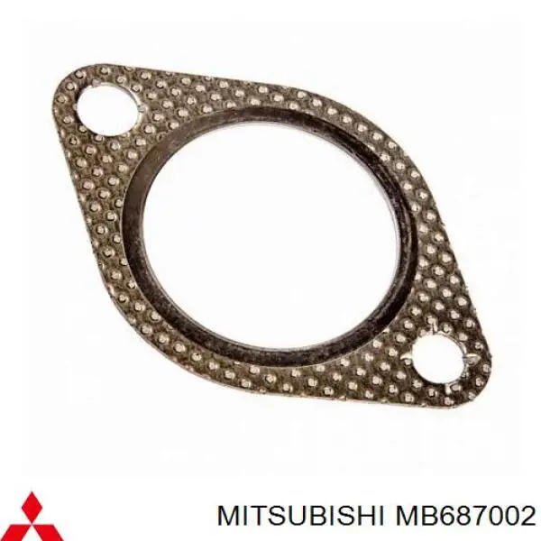 Do koszyka MB687002 Mitsubishi Uszczelka rury odbiornika tłumika