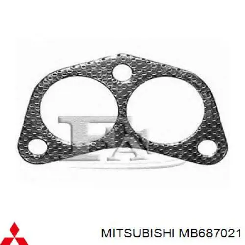 Uszczelka rury odbiornika tłumika Mitsubishi MB687021 cena, od 4,11 USD