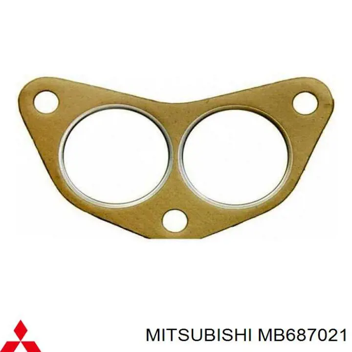 Do koszyka MB687021 Mitsubishi Uszczelka rury odbiornika tłumika
