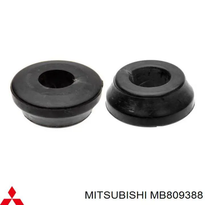 Do koszyka MB809388 Mitsubishi Silentblock tylnego wahacza podłużnego przedni
