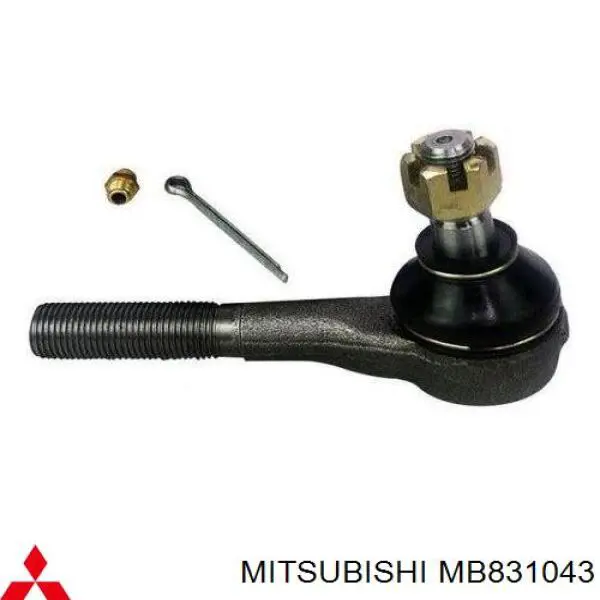 Końcówka drążka kierowniczego zewnętrzna Mitsubishi MB831043 cena, od 13,72 USD