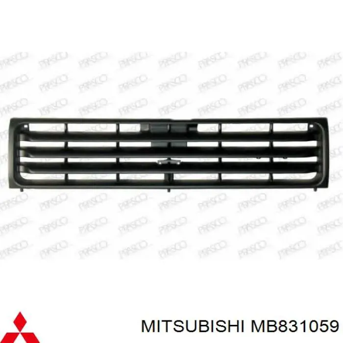 Atrapa chłodnicy Mitsubishi MB831059 cena, od 47,54 USD