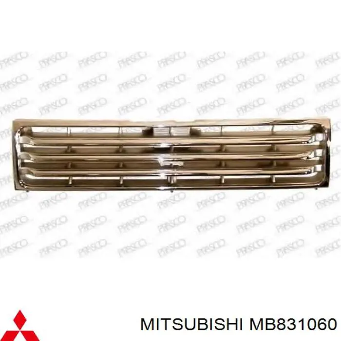 Do koszyka MB831060 Mitsubishi Atrapa chłodnicy