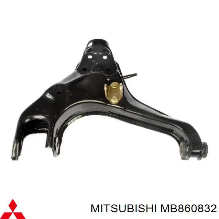 MB860832 Mitsubishi Wahacz zawieszenia przedniego dolny prawy