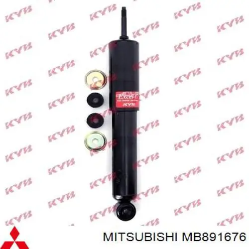 Amortyzator przedni prawy do Mitsubishi Pajero II Canvas Top V2W, V4W