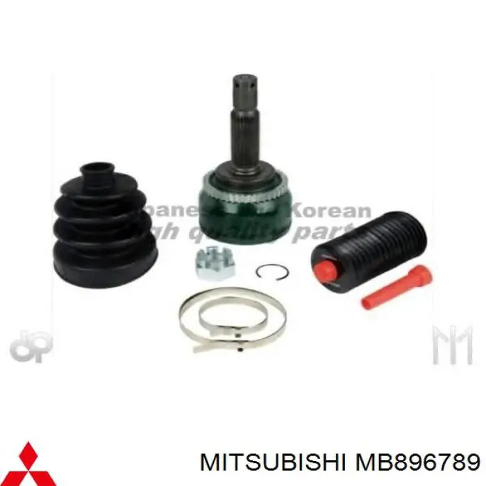 Przegub homokinetyczny przedni zewnętrzny Mitsubishi MB896789 cena, od 25,10 USD